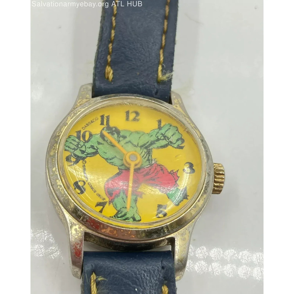 Dabs And Co Incredible Hulk Character Vintage Wind Up Watch